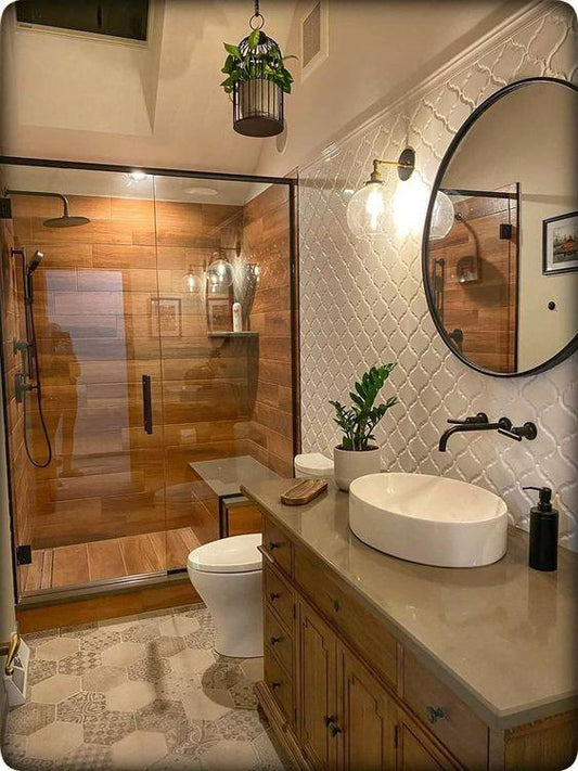 17 idées de déco salle de bain avec des panneaux muraux - Quark
