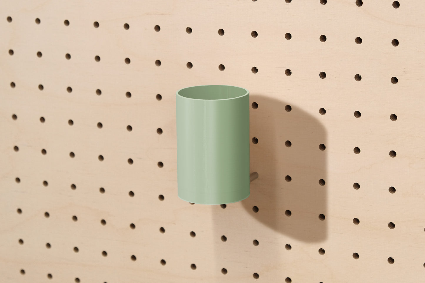 Pot à stylos flottant pour Pegboard - Design minimaliste