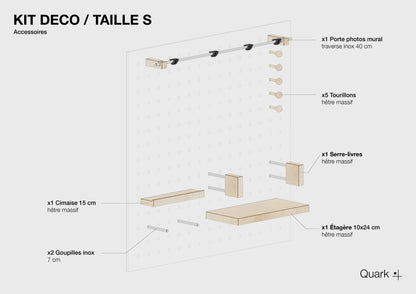 Kit d'accessoires pour Déco - Taille S