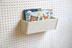 Wooden Pegboard Tray – Wall-Mounted Storage Bin