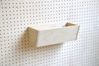 Wooden Pegboard Tray – Wall-Mounted Storage Bin