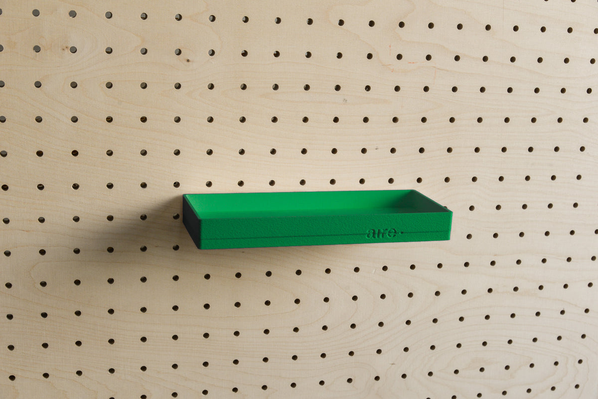 Étagère avec rebords pour pegboard – tablette murale de rangement
