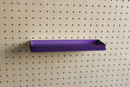 Étagère avec rebords pour pegboard – tablette murale de rangement