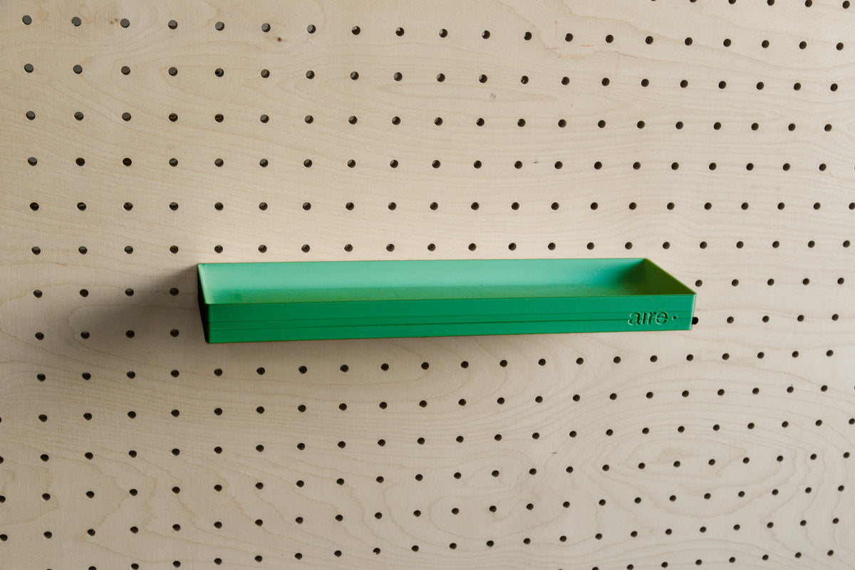 Étagère avec rebords pour pegboard – tablette murale de rangement