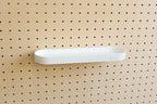 Étagère avec rebords pour pegboard – tablette murale de rangement