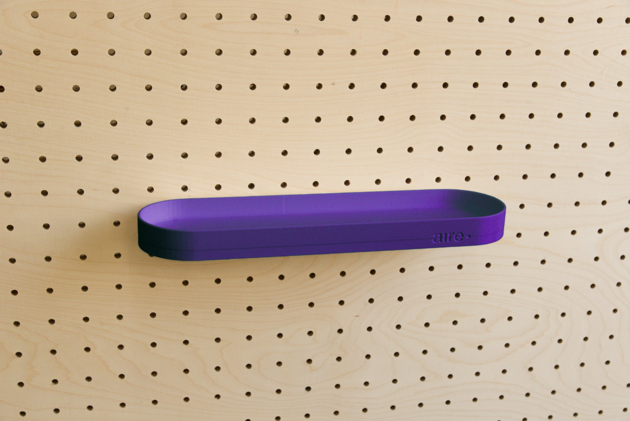 Étagère avec rebords pour pegboard – tablette murale de rangement