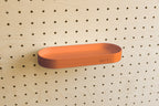 Étagère avec rebords pour pegboard – tablette murale de rangement