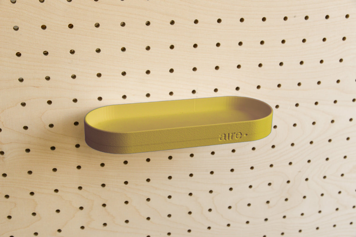 Étagère avec rebords pour pegboard – tablette murale de rangement