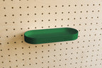 Étagère avec rebords pour pegboard – tablette murale de rangement