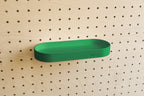 Étagère avec rebords pour pegboard – tablette murale de rangement