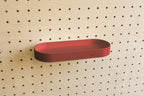 Étagère avec rebords pour pegboard – tablette murale de rangement