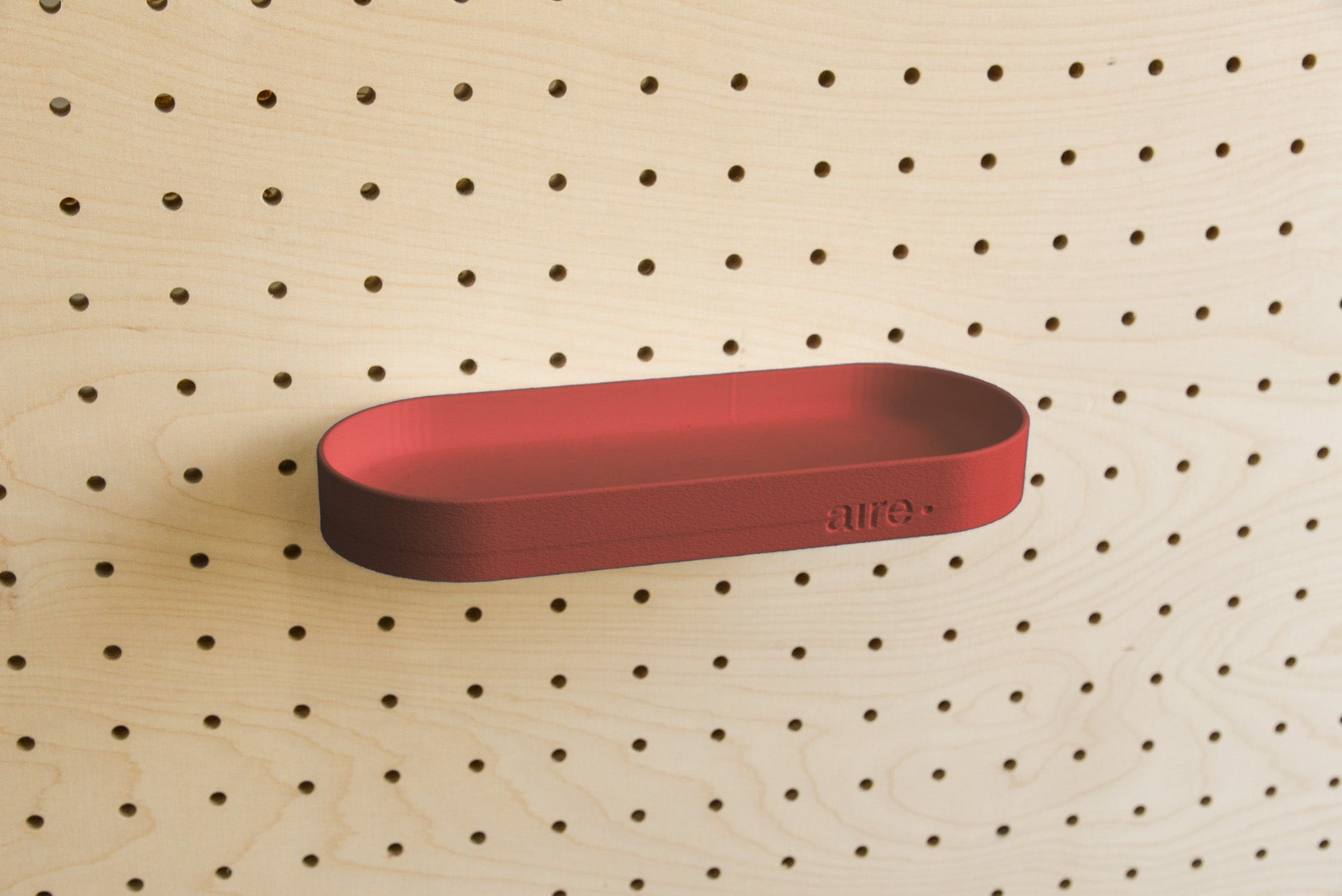 Étagère avec rebords pour pegboard – tablette murale de rangement