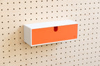 Casier coloré multifonction pour pegboard – bac de rangement mural