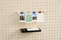Photo Holder – Metal Rod Poster and Card Display for Pegboard