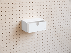 Casier coloré multifonction pour pegboard – bac de rangement mural