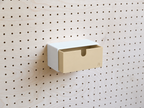 Casier coloré multifonction pour pegboard – bac de rangement mural