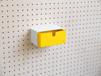 Casier coloré multifonction pour pegboard – bac de rangement mural