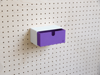 Casier coloré multifonction pour pegboard – bac de rangement mural