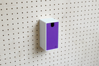 Casier coloré multifonction pour pegboard – bac de rangement mural