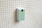 Casier coloré multifonction pour pegboard – bac de rangement mural
