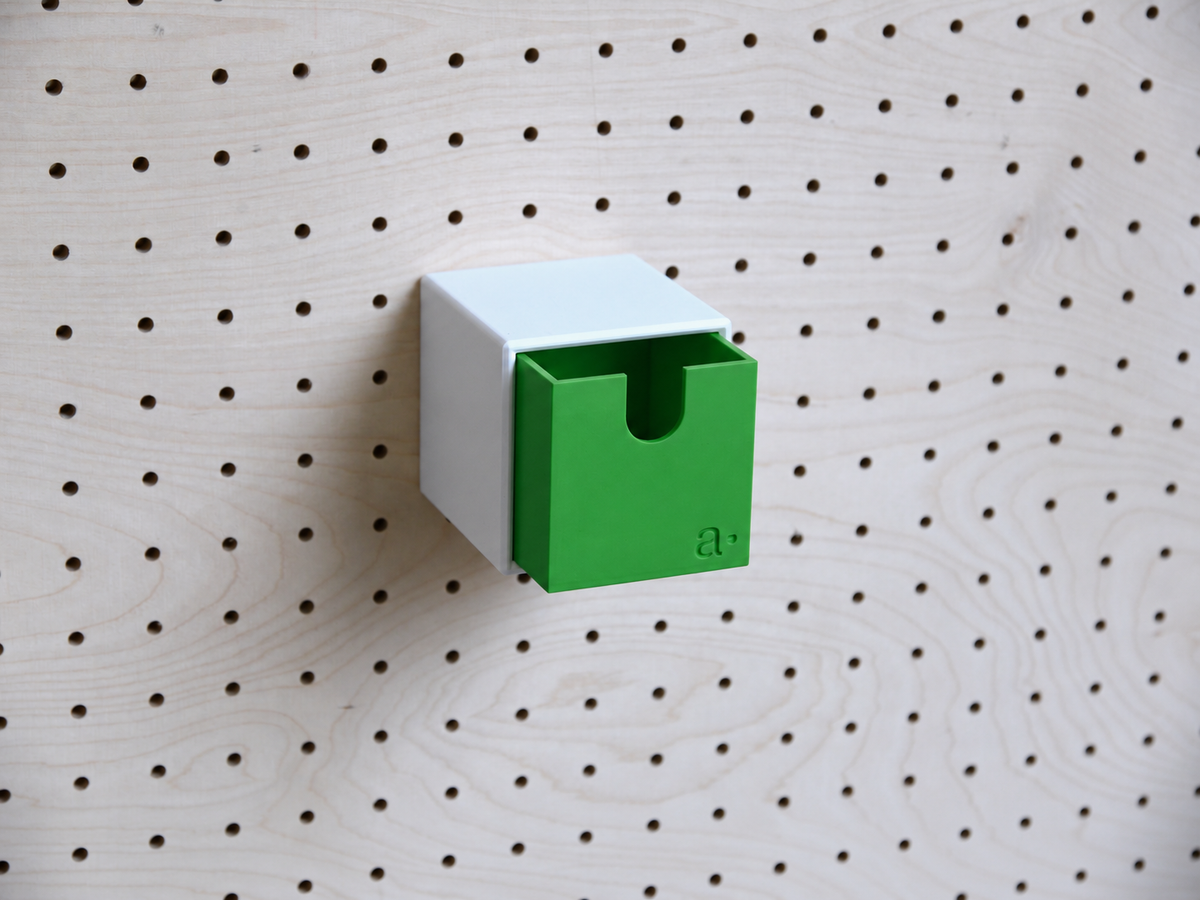 Casier coloré multifonction pour pegboard – bac de rangement mural