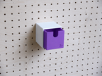 Casier coloré multifonction pour pegboard – bac de rangement mural