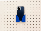 Porte-téléphone mural pour pegboard – support smartphone panneau perforé