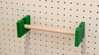 Porte-rouleau essuie-tout mural pour pegboard – panneau perforé cuisine