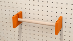 Porte-rouleau essuie-tout mural pour pegboard – panneau perforé cuisine