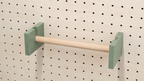 Porte-rouleau essuie-tout mural pour pegboard – panneau perforé cuisine