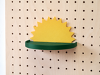 Étagère déco enfant nuage, cœur, soleil pour pegboard – tablette murale