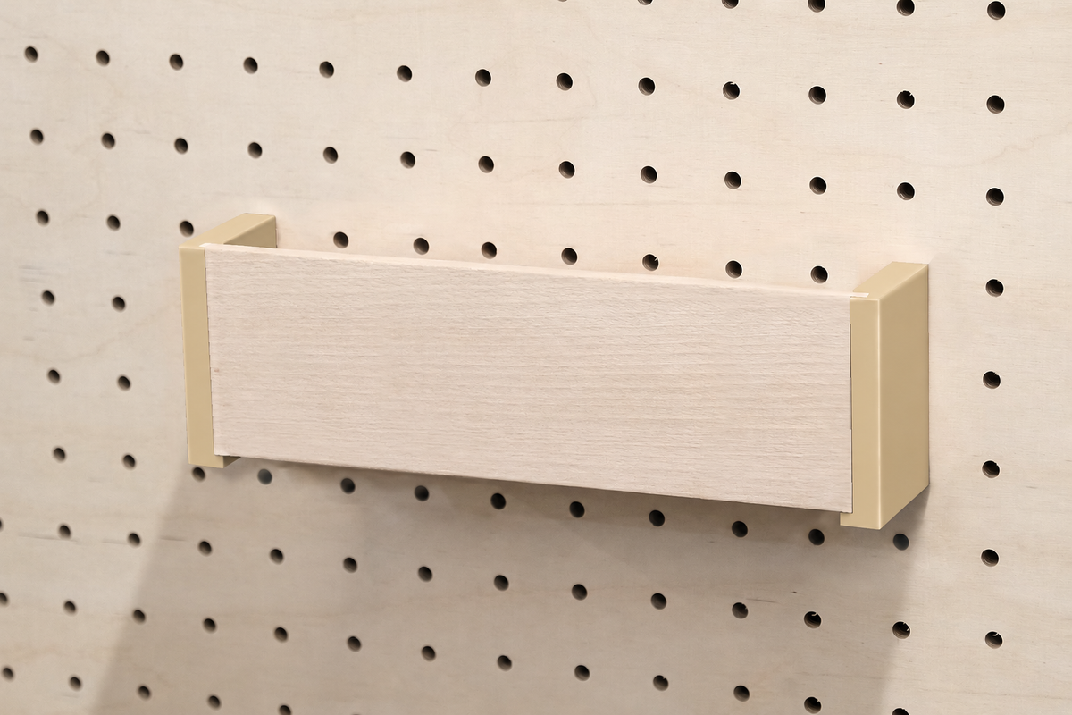 Porte-courrier mural pour pegboard – range-lettres panneau perforé