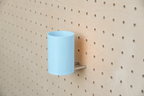 Pot à stylos flottant pour pegboard – organiseur mural design minimaliste