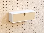 Casier coloré multifonction pour pegboard – bac de rangement mural