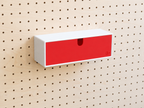 Casier coloré multifonction pour pegboard – bac de rangement mural