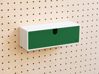 Casier coloré multifonction pour pegboard – bac de rangement mural