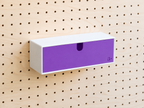 Casier coloré multifonction pour pegboard – bac de rangement mural