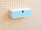 Casier coloré multifonction pour pegboard – bac de rangement mural