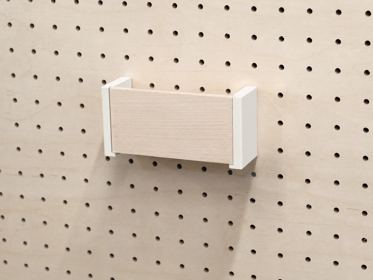 Porte-courrier mural pour pegboard – range-lettres panneau perforé