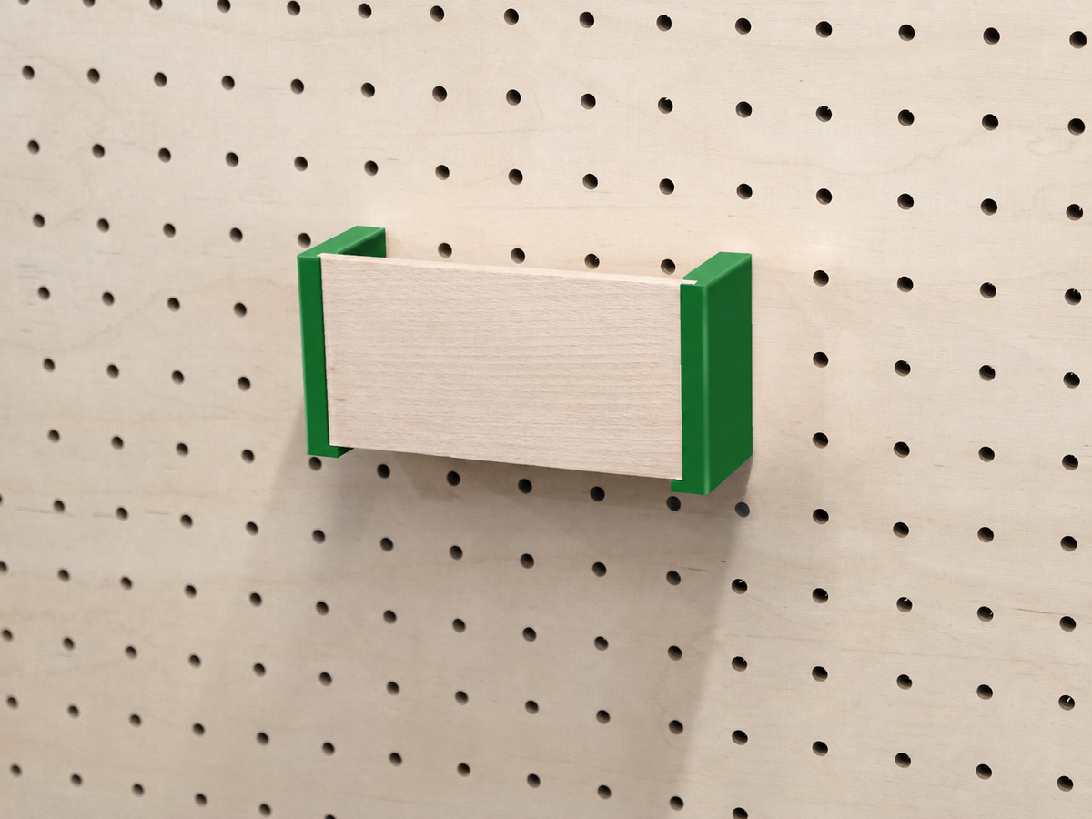 Porte-courrier mural pour pegboard – range-lettres panneau perforé