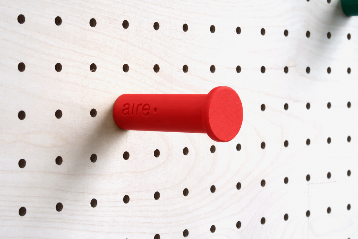 Colourful Wall Hook – Coat Hook for Pegboard