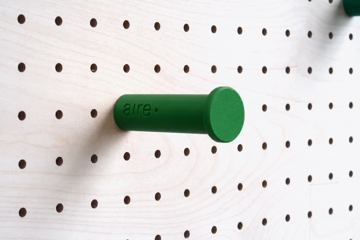 Colourful Wall Hook – Coat Hook for Pegboard