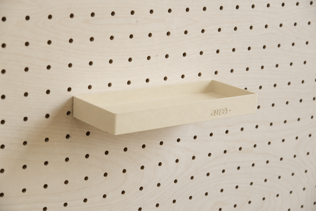 Pegboard Shelf with Lip – Wall-Mounted Storage Shelf