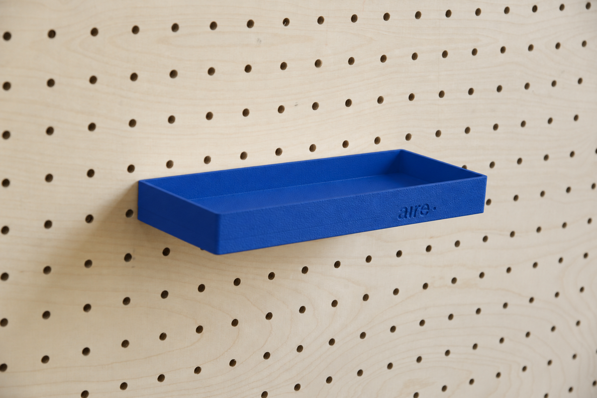 Pegboard Shelf with Lip – Wall-Mounted Storage Shelf