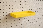 Pegboard Shelf with Lip – Wall-Mounted Storage Shelf