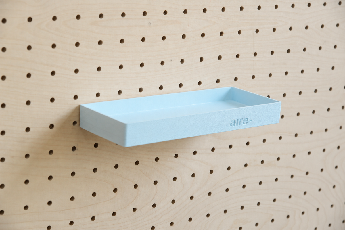 Pegboard Shelf with Lip – Wall-Mounted Storage Shelf