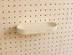 Pegboard Shelf with Lip – Wall-Mounted Storage Shelf