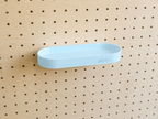 Pegboard Shelf with Lip – Wall-Mounted Storage Shelf
