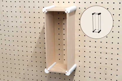 Customizable Qapla XL type shelf: Storage lockers for large objects