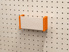 Porte-courrier mural pour pegboard – range-lettres panneau perforé